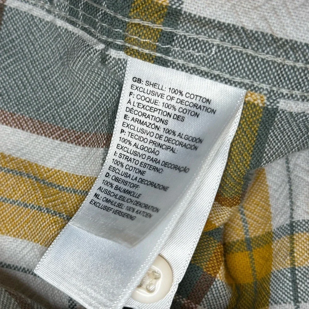 The North Face Hayden Pass 2.0 Plaid Button‎ Down Shirt Men's Large Cotton TNF